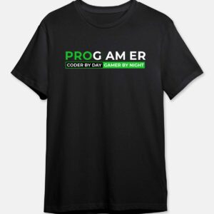 T-Shirt - PROGAMER - Black